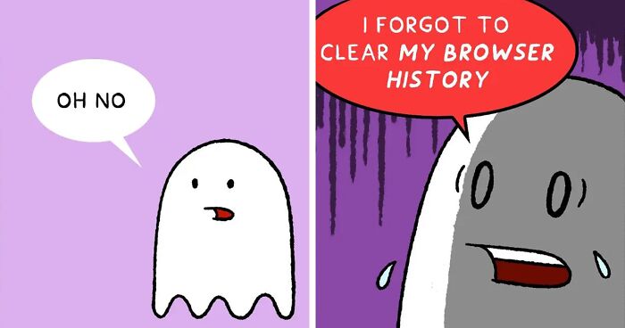 This Artist Makes Adorable Comics Showing The Funny Side Of The Afterlife (35 Pics)
