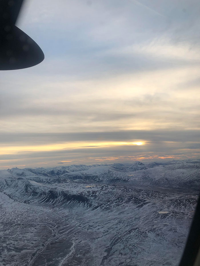 Mountains Look Like Waves In The Middle Of The Ocean