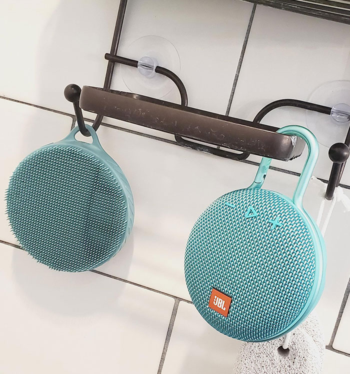 My Girlfriend's Scrubber Looks Like It's Trying To Impersonate My Bluetooth Speaker