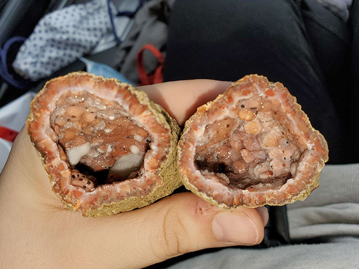 Crystal My Brother Found That Kinda Looks Like A Bean Burrito