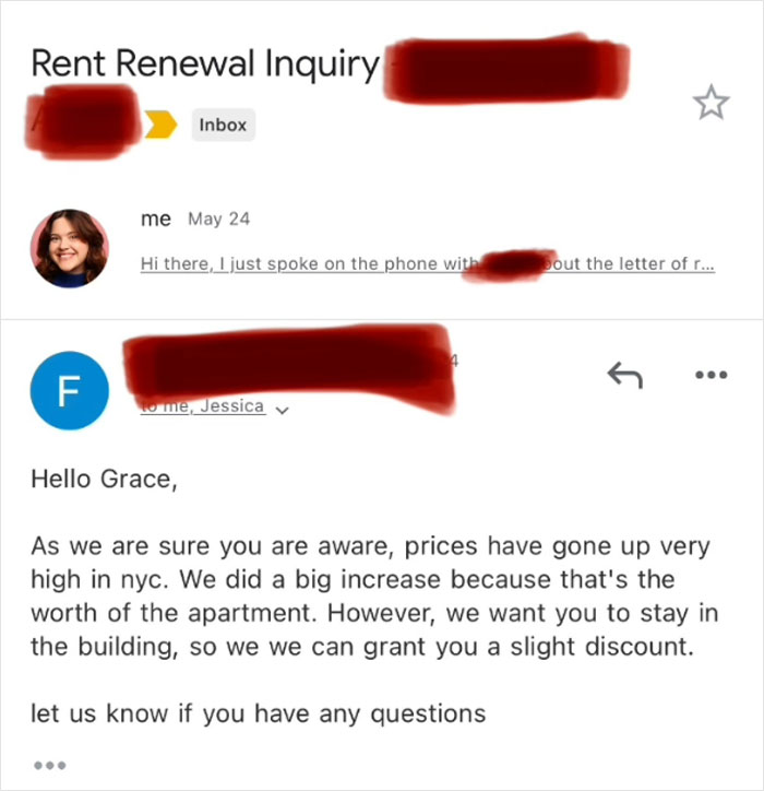 "Don&rsquo;t Move To NYC Right Now": Woman Shows What Her Apartment Looks Like After Landlord Suddenly Increases Her Rent By $700