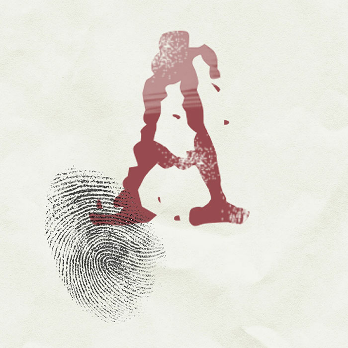 The cover art for the podcast called Accused