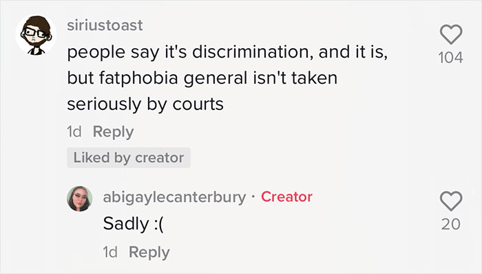 Plus-Size Woman Quits Job After Being Told To 'Cover Her Stomach' Despite All Of Her Petite Coworkers Wearing Similar Clothes Plus-Size Woman Quits Job After Being Told To 'Cover Her Stomach' Despite All Of Her Petite Coworkers Wearing Similar Clothes