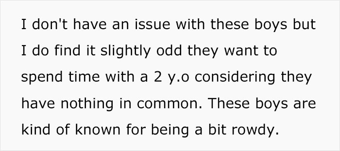Mother Says "No" When Two Neighbor Boys Ask If They Can Hang Out With Her 2-Year-Old Son, Their Mom Comes Banging At Her Door Mother Says "No" When Two Neighbor Boys Ask If They Can Hang Out With Her 2-Year-Old Son, Their Mom Comes Banging At Her Door
