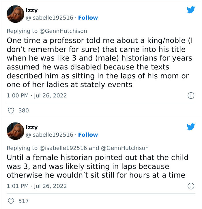 Writer Starts A Viral Twitter Thread After Making Fun Of Historical "Discoveries" That Were Cracked Once Women Were Finally Allowed To Look At Them