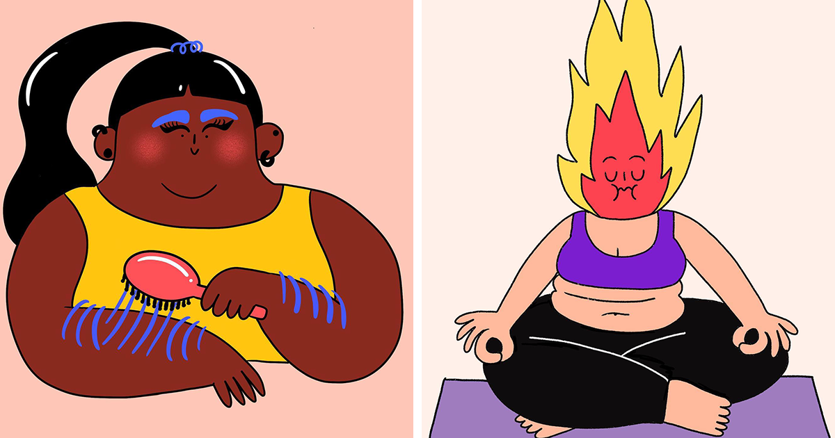 Esta artista francesa crea ilustraciones que desafían los estándares sociales para las mujeres (16 imágenes nuevas)