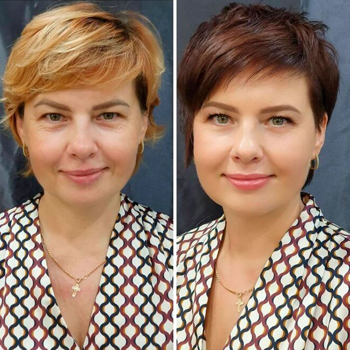 A Makeup Artist And Hairstylist Post 30 Before-And-After Shots Of Clients Who Told Them To "Do Something" (New Pics)