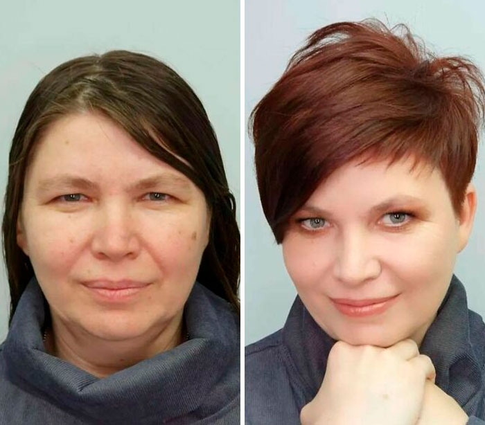 A Makeup Artist And Hairstylist Post 30 Before-And-After Shots Of Clients Who Told Them To "Do Something" (New Pics)