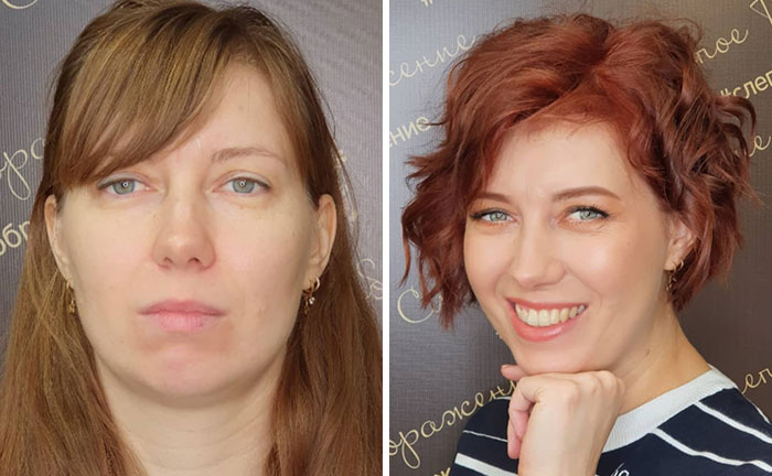 A Makeup Artist And Hairstylist Post 30 Before-And-After Shots Of Clients Who Told Them To "Do Something" (New Pics)