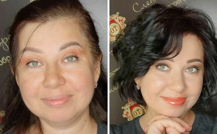 A Makeup Artist And Hairstylist Post 30 Before-And-After Shots Of Clients Who Told Them To "Do Something" (New Pics)
