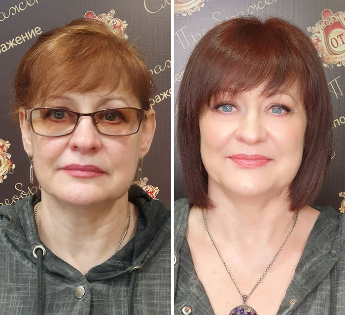 A Makeup Artist And Hairstylist Post 30 Before-And-After Shots Of Clients Who Told Them To "Do Something" (New Pics)