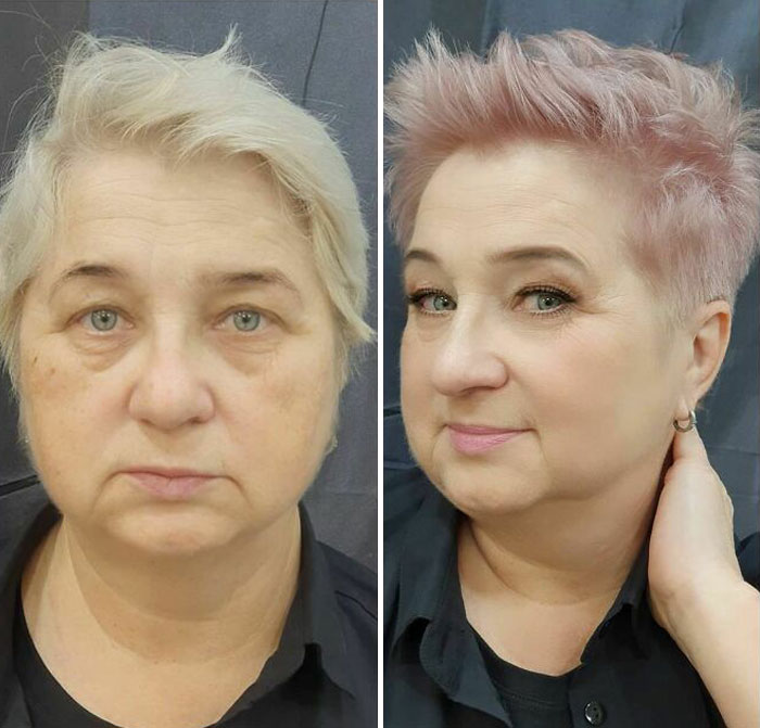 A Makeup Artist And Hairstylist Post 30 Before-And-After Shots Of Clients Who Told Them To "Do Something" (New Pics)