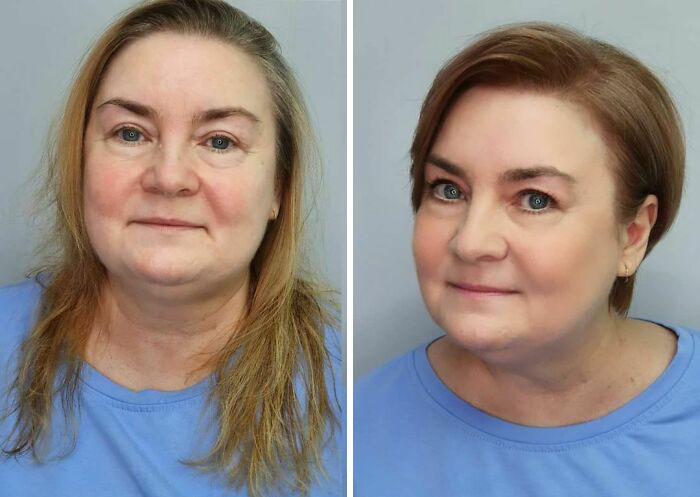 A Makeup Artist And Hairstylist Post 30 Before-And-After Shots Of Clients Who Told Them To "Do Something" (New Pics)