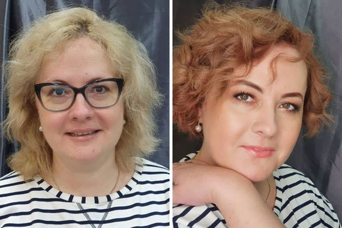 A Makeup Artist And Hairstylist Post 30 Before-And-After Shots Of Clients Who Told Them To "Do Something" (New Pics)