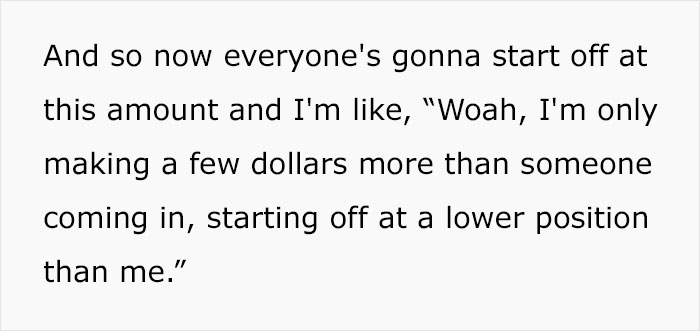 "We’re Not Gonna Get A Raise?": 7-Year Employee Is Furious That She Got A 60-Cent Raise "We’re Not Gonna Get A Raise?": 7-Year Employee Is Furious That She Got A 60-Cent Raise