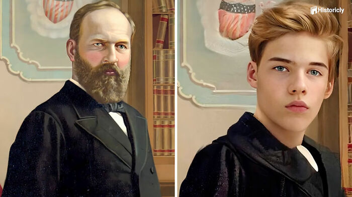 James A. Garfield como adolescente