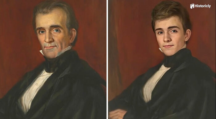 James K. Polk reimaginado como un adolescente