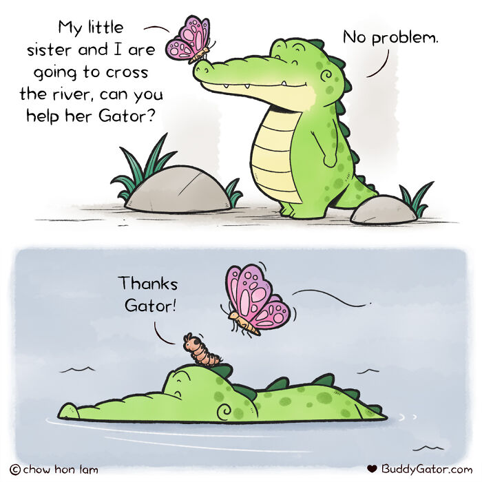 My 20 Comics About Adorable Animals Spreading The Good Vibes Around