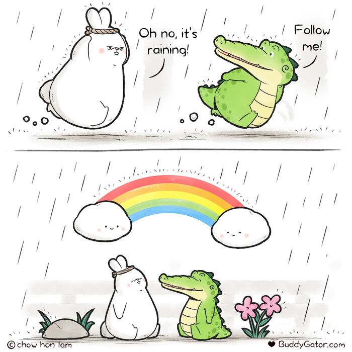 My 20 Comics About Adorable Animals Spreading The Good Vibes Around