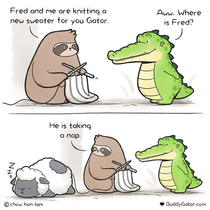 My 20 Comics About Adorable Animals Spreading The Good Vibes Around