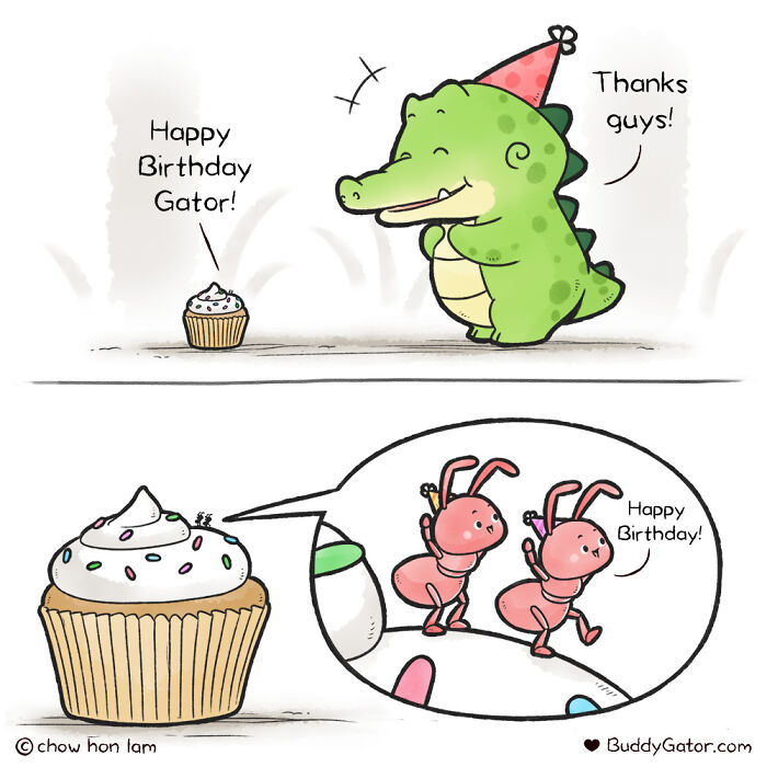 My 20 Comics About Adorable Animals Spreading The Good Vibes Around