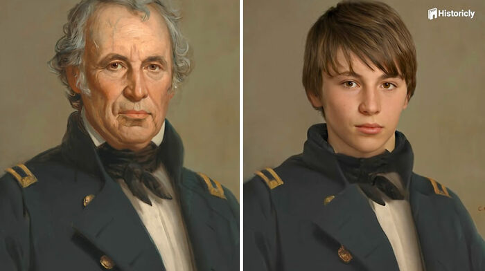 Zachary Taylor reimaginado como un adolescente