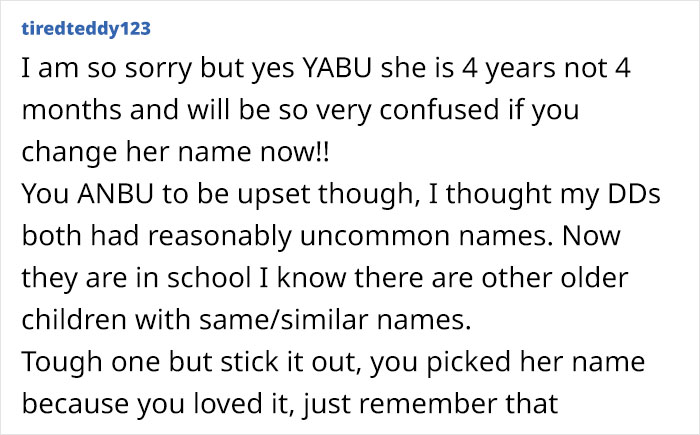&ldquo;I Love Her Name But HATE It&rsquo;s So Common Now&rdquo;: Mom Asks If She's Being Unreasonable For Wanting To Change Her 4-Year-Old&rsquo;s Name