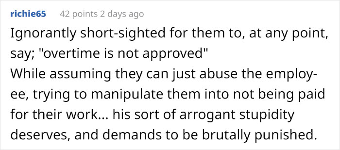 "Can't Approve Overtime? Ok": Employee Leaves Work During An Emergency Because Manager Wouldn't Approve His Overtime