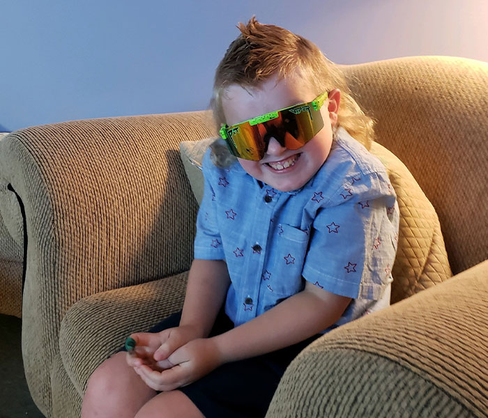 8-Year-Old Boy Is Crowned The Winner Of The 2022 US Kids' Mullet Championship And He's Well Worth It