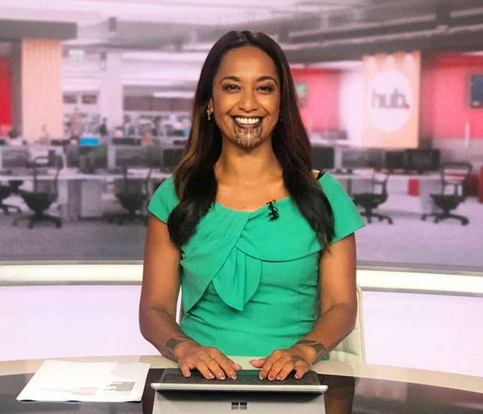 New Zealand Newscaster Claps Back At Man Constantly Complaining To Her News Station About Her Māori Face Tattoo