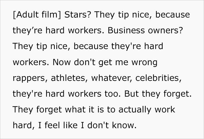 Woman Who Worked As A Server At A Fancy Steakhouse Shared Her Encounters With Entitled Celebrities, Goes Viral