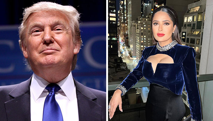 Donald Trump Was Rejected By Salma Hayek Who Already Had A Boyfriend