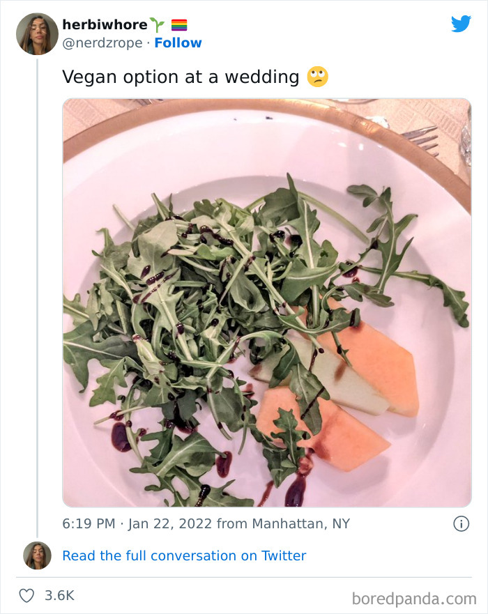 Please Be Considerate About Peoples Choices At Your Wedding