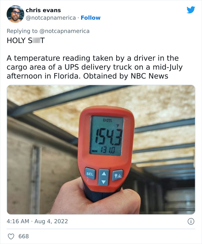 "120+ Temperatures": UPS Drivers Demand Change After Showing Heat Levels In Their Trucks "120+ Temperatures": UPS Drivers Demand Change After Showing Heat Levels In Their Trucks