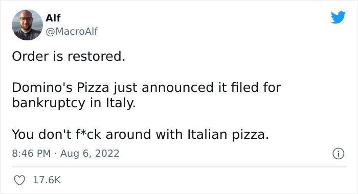 Folks React To Domino’s Pizza Closing Its Doors To The Last Store In Italy After Failing To Impress Locals - 4