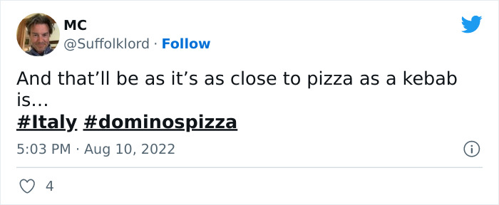 Folks React To Domino’s Pizza Closing Its Doors To The Last Store In Italy After Failing To Impress Locals - 12