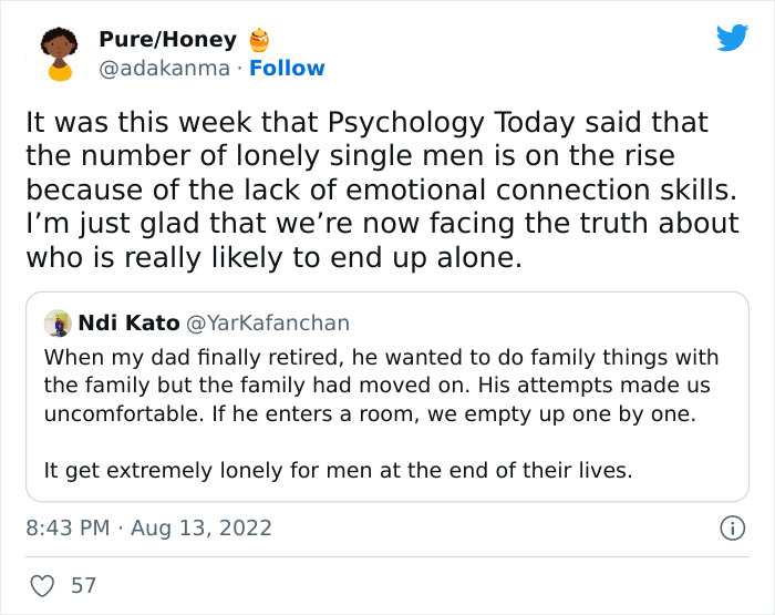 The Number Of "Lonely, Single Men" Is On The Rise Due To Women Choosing Healthier Relationships, And The Internet Finds It Funny