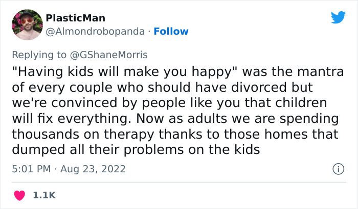 "What Do You Do At That Point?": Guy Wonders What People Who Don't Want Kids Will Do When They're 40, And The Internet Responds "What Do You Do At That Point?": Guy Wonders What People Who Don't Want Kids Will Do When They're 40, And The Internet Responds