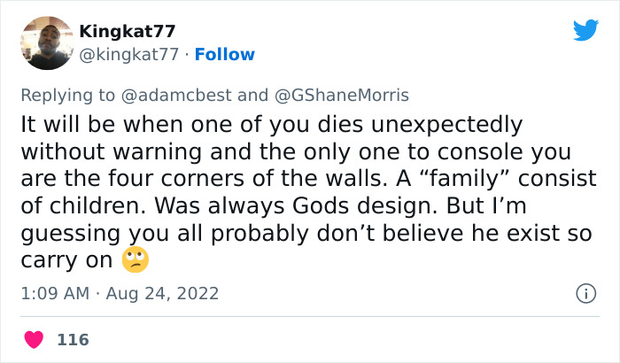 "What Do You Do At That Point?": Guy Wonders What People Who Don't Want Kids Will Do When They're 40, And The Internet Responds "What Do You Do At That Point?": Guy Wonders What People Who Don't Want Kids Will Do When They're 40, And The Internet Responds