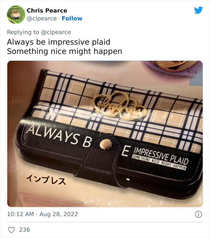 Guy Shares Hilariously Absurd English Quotes Found On Products In Japan Guy Shares Hilariously Absurd English Quotes Found On Products In Japan