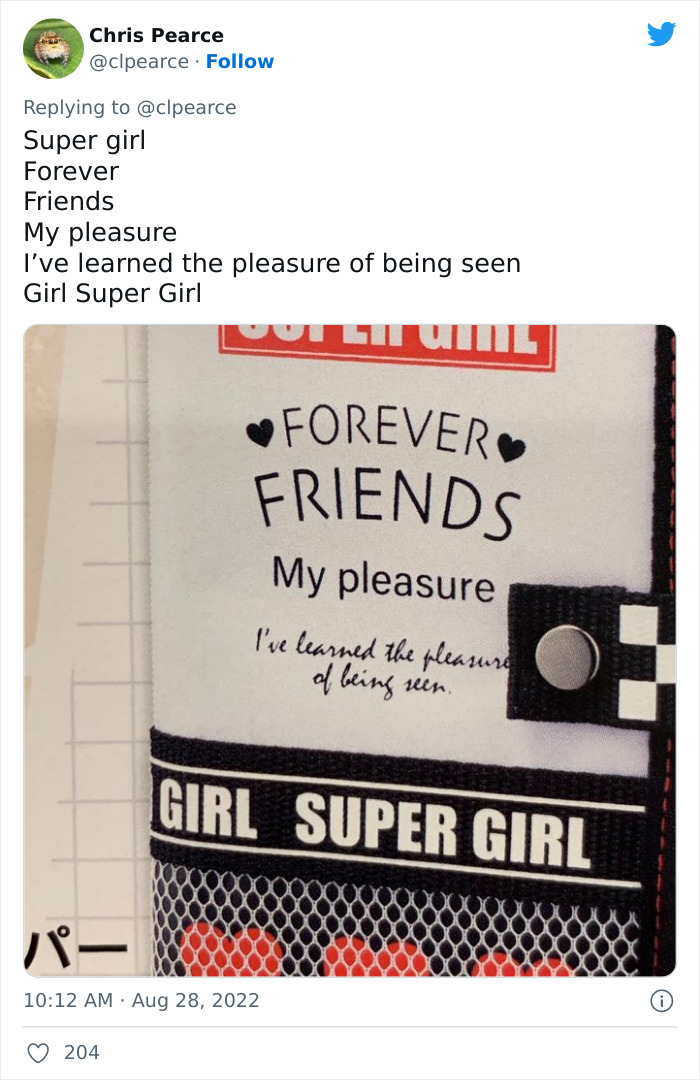 Guy Shares Hilariously Absurd English Quotes Found On Products In Japan Guy Shares Hilariously Absurd English Quotes Found On Products In Japan