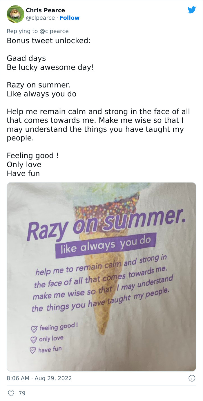 Guy Shares Hilariously Absurd English Quotes Found On Products In Japan Guy Shares Hilariously Absurd English Quotes Found On Products In Japan