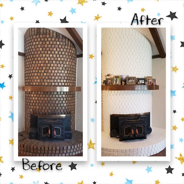 Monster Fireplace Untouched From The 70's Lives Again!