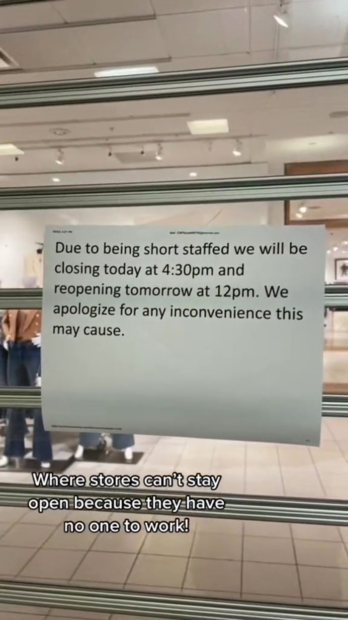 Woman Claims Retail Stores Are Begging People To Work For Them, But Won’t Change Their Toxic Approach To Employees Woman Claims Retail Stores Are Begging People To Work For Them, But Won’t Change Their Toxic Approach To Employees