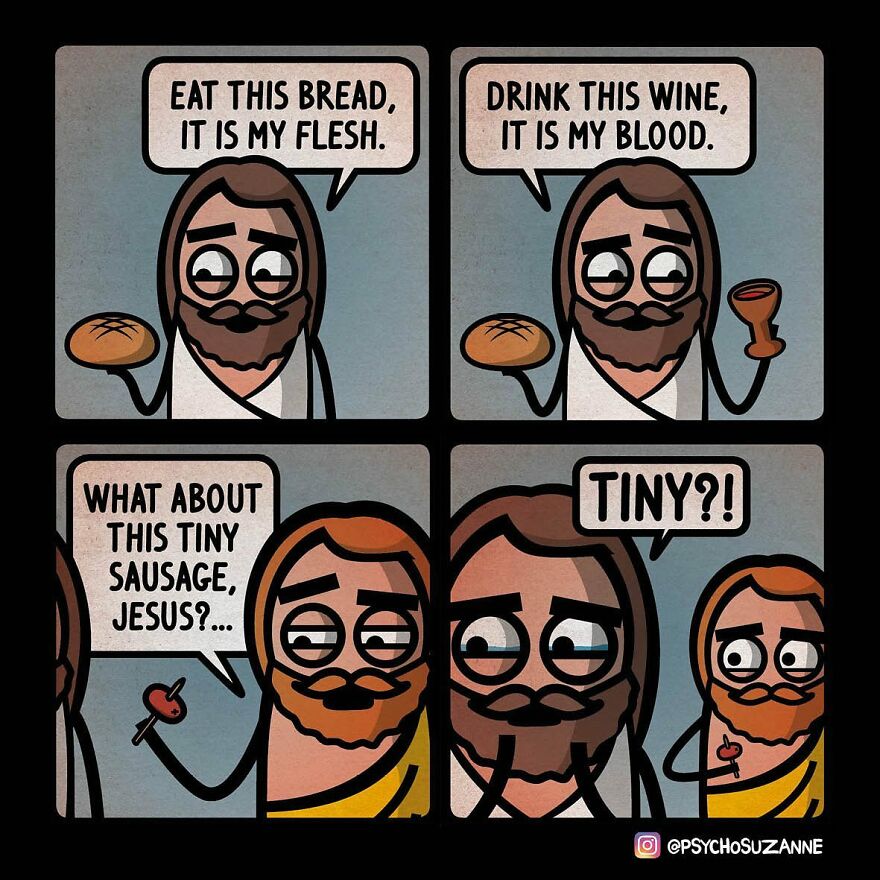 Meet The Illustrations Of Psycho Suzanne, A Grandma Like No Other (31 New Pics)