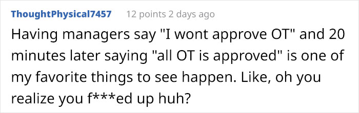 "Can't Approve Overtime? Ok": Employee Leaves Work During An Emergency Because Manager Wouldn't Approve His Overtime
