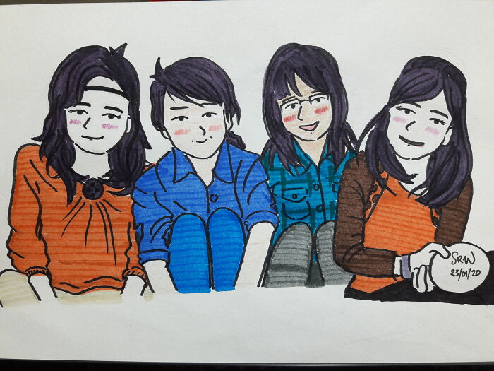 A Picture About Me And My Old Friends