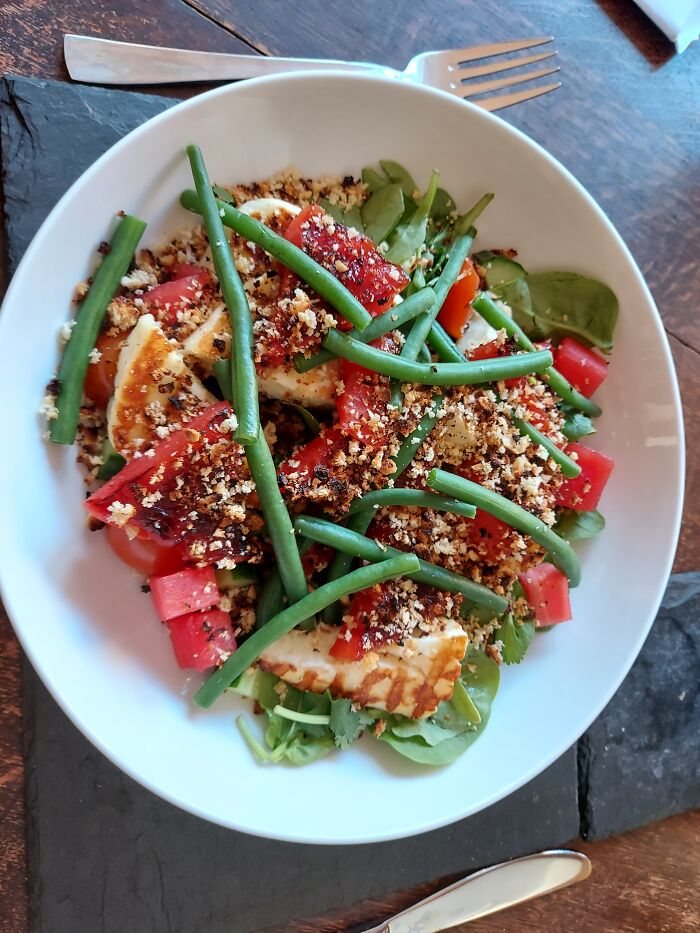 Okay One More, Grilled Watermelon Salad