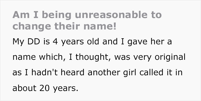 &ldquo;I Love Her Name But HATE It&rsquo;s So Common Now&rdquo;: Mom Asks If She's Being Unreasonable For Wanting To Change Her 4-Year-Old&rsquo;s Name
