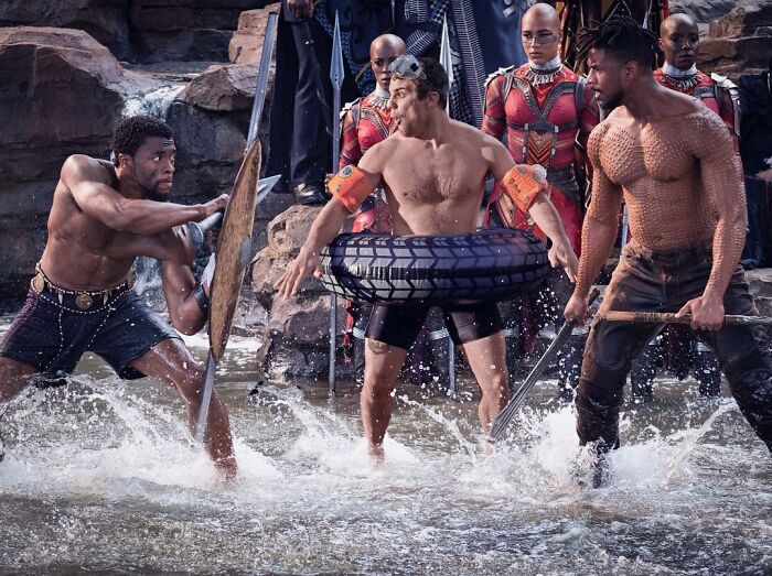 Chadwick Boseman y Michael B. Jordan